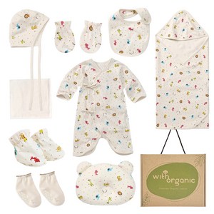 위드오가닉 신생아용 출산선물 10종