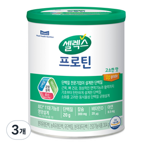 셀렉스 프로틴 고소한 맛, 304g, 3개