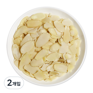 웰넛 자연두레 백아몬드 슬라이스, 1kg, 2개