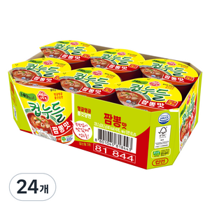 오뚜기 컵누들 짬뽕맛 38.2g, 24개