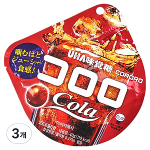 코로로 콜라향 젤리, 40g, 3개