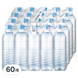 팔도맑은샘 맑은샘수 무라벨, 500ml, 60개