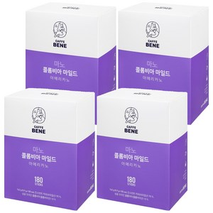 카페베네 마노 콜롬비아 마일드 원두커피믹스 180P