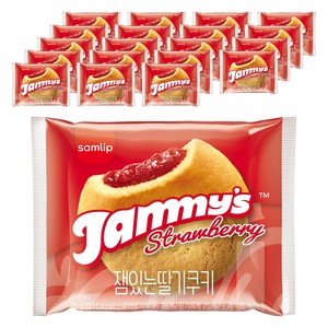 재미스 잼있는 딸기 쿠키, 75g, 20개
