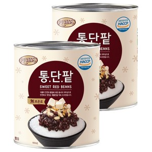(주)동서 리치스 통단팥, 3kg, 2개