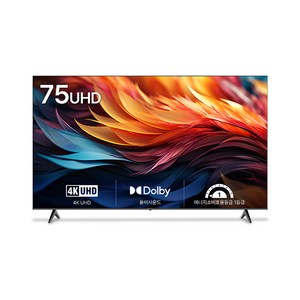 필립스 4K UHD LED TV, 190cm(75인치), 일반TV, 벽걸이형, 방문설치