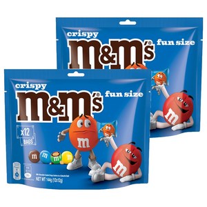 엠앤엠즈 크리스피 펀사이즈 초콜릿, 144g, 2개