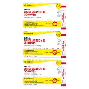 유한메디카 올데이 비타민C 엔 탑 3000 맥스 90p, 270g, 3개