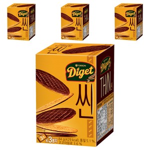 오리온 다이제 씬, 84g, 4개