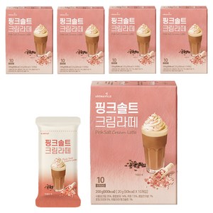 아로마빌커피 핑크솔트 크림라떼