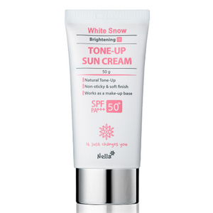 넬라 하얀눈 광채 발효 톤 업 선크림 SPF50+ PA+++, 1개, 50ml