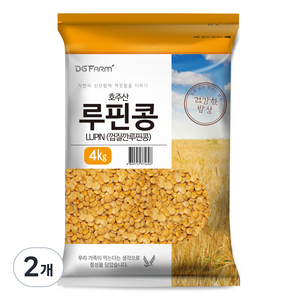 건강한밥상 루핀콩, 4kg, 2개