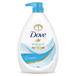 도브 젠틀 스크럽 바디워시, 1kg, 1개