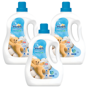 스너글 초고농축 섬유유연제 오리지널 허거블 코튼 본품, 2L, 3개