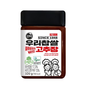 진미 우리찹쌀 고추장, 1개, 320g