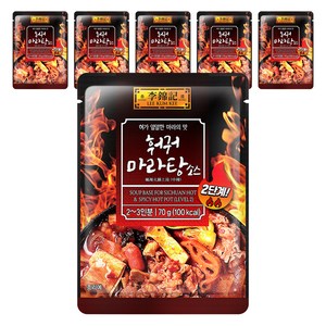 이금기 훠궈 마라탕 소스 2단계, 70g, 6개