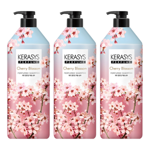 케라시스 퍼퓸 샴푸 체리블라썸, 1L, 3개