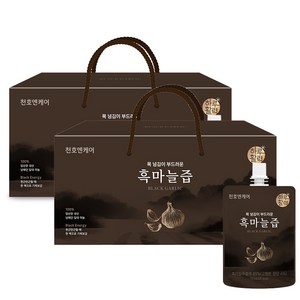 하루활력 목 넘김이 부드러운 흑마늘즙, 2.1L, 2개