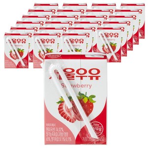 서울우유 멸균딸기우유, 200ml, 24개