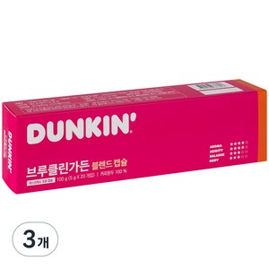 던킨도너츠 브루클린가든 블렌드 캡슐 커피, 5g, 20개입, 3개