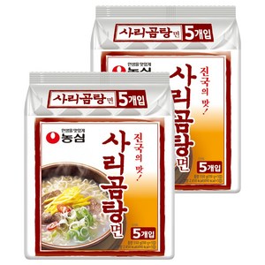 농심 사리곰탕면 110g, 10개, (5개입 X 2팩)