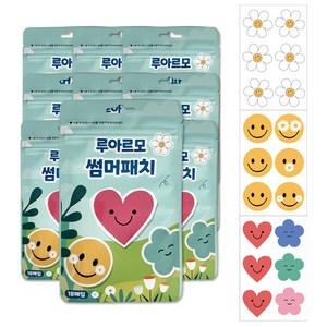 루아르모 썸머패치 날벌레 기피제 스티커 18매입, 혼합색상, 10개