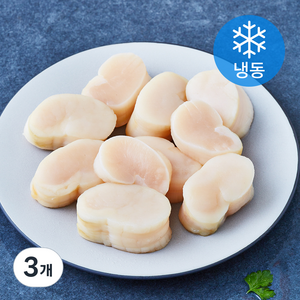 올프레시 키조개 관자살 개아지 살 (냉동), 500g, 3개