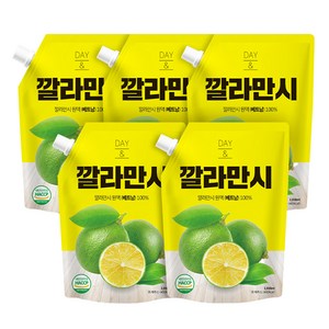 데이앤 깔라만시 원액, 1L, 5개