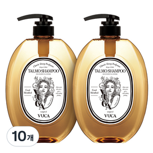 뷰카 클래식 딥 퍼퓸 골든 리페어 탈모 샴푸 쿨멘솔향, 1.05L, 10개