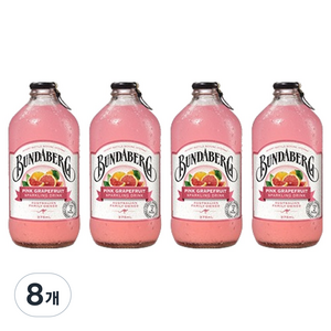 분다버그 핑크 그래이프 푸르트, 375ml, 8개