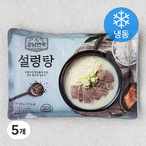 강남면옥 고기 설렁탕 (냉동), 500g, 5개