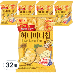 해태제과 허니버터칩, 60g, 32개