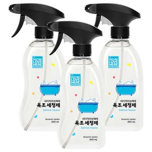 네이쳐러브메레 욕조 세정제, 400ml, 3개