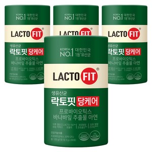 락토핏 당케어 유산균, 120g, 4개