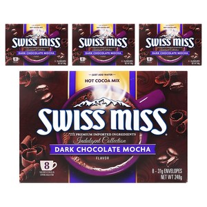 스위스미스 다크 초콜릿 모카, 31g, 8개입, 4개