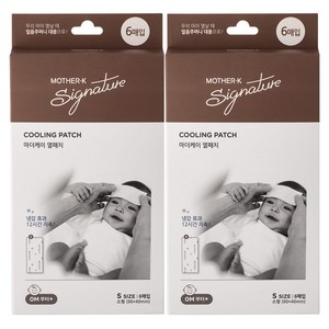 마더케이 영유아용 열패치, 6매입, 2개