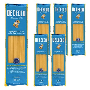 데체코 스파게티, 500g, 6개