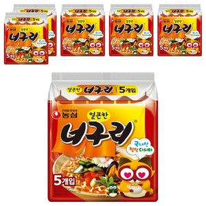 농심 얼큰한 너구리 120g, 30개, (5개입 X 30개 X 1)