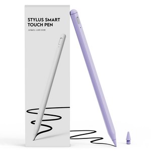 일리온 아이패드 호환 스타일러스 스마트 펜슬 터치펜, 라벤더, 1개