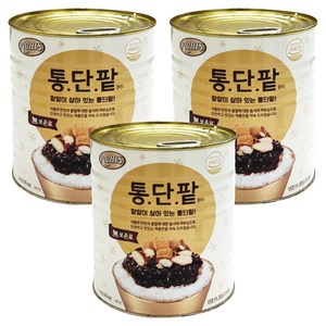 리치스 통단팥 플러스, 3kg, 3개