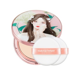 메이크업헬퍼 아트 팩트 오리지널 프로피니쉬 25g 스위트소피아 + 전용 퍼프 세트, 22호 누드베이지, 1개