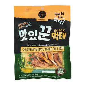 강고집 맛있꾼 먹태 청양마요맛, 30g, 1개