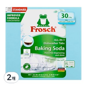 프로쉬 올인원 베이킹소다 식기세척기 세제 30p, 540g, 2개