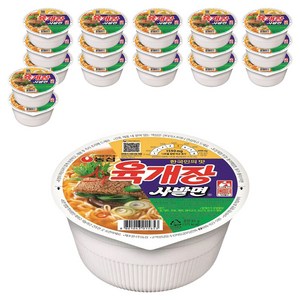 육개장 사발면 86g, 18개