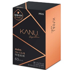 카누 시그니처 미니 미디엄 로스트 원두커피믹스, 900mg, 60개입, 1개