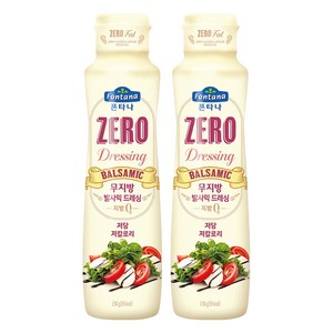 폰타나 무지방 발사믹 드레싱, 230g, 2개