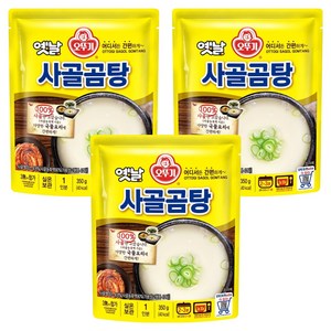 오뚜기옛날 사골곰탕 국물, 350g, 3개