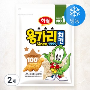 하림 용가리 치킨 (냉동), 1kg, 2개