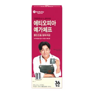 맥널티커피 핸드드립커피 에티오피아 예가체프, 8g, 36개입, 1개, 8g