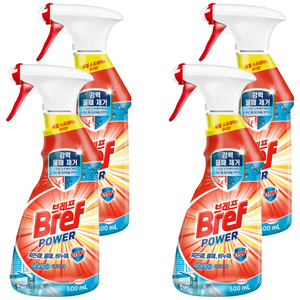 브레프 파워 욕실세정제, 500ml, 4개